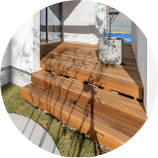 Ｗood・Tile deck